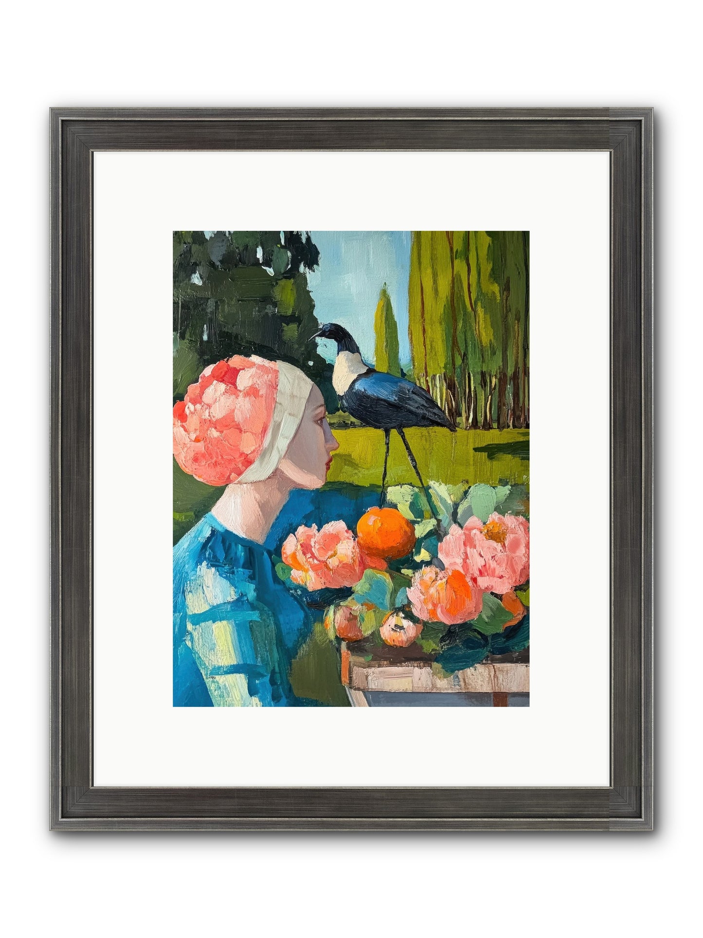 Hours Of Anticipation Framed Print - Slimwoods Black/Silver 9x12