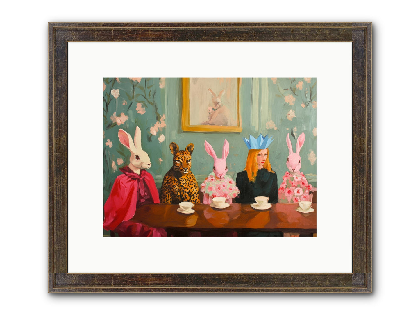 How Morning Found Us Framed Print - Slimwoods Black/Gold 12x9