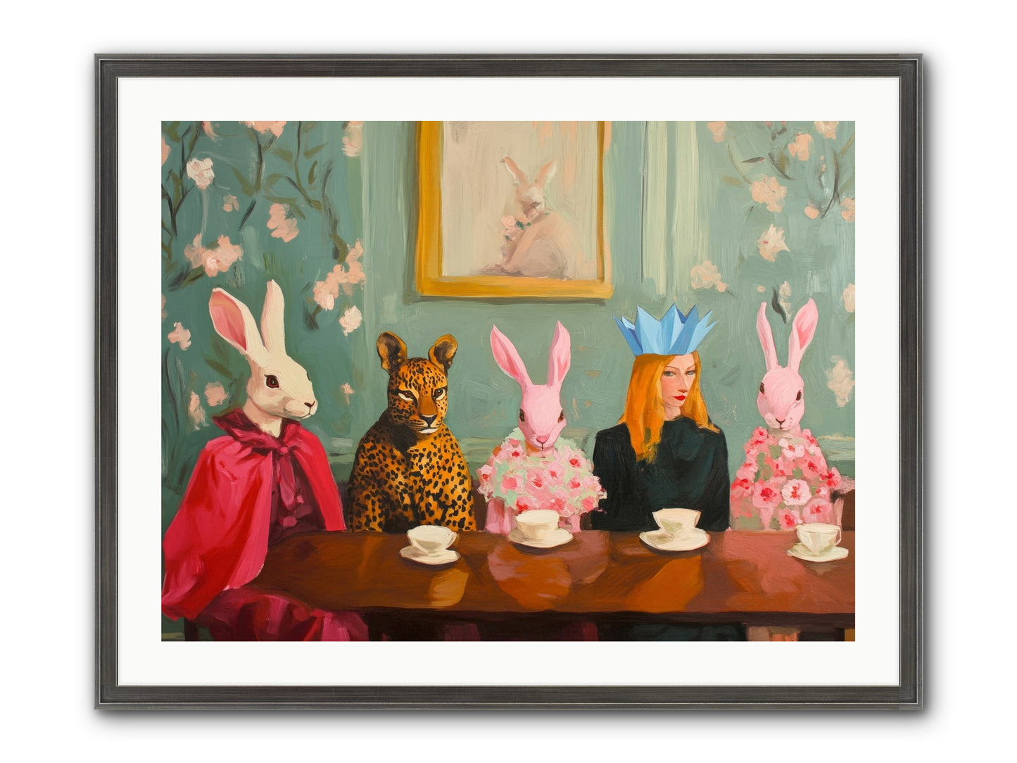 How Morning Found Us Framed Print - Slimwoods Black/Silver 32x24