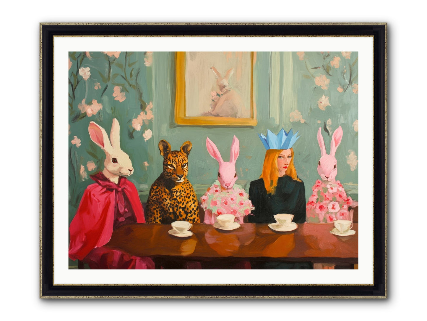 How Morning Found Us Framed Print - Black & Gold 40x30