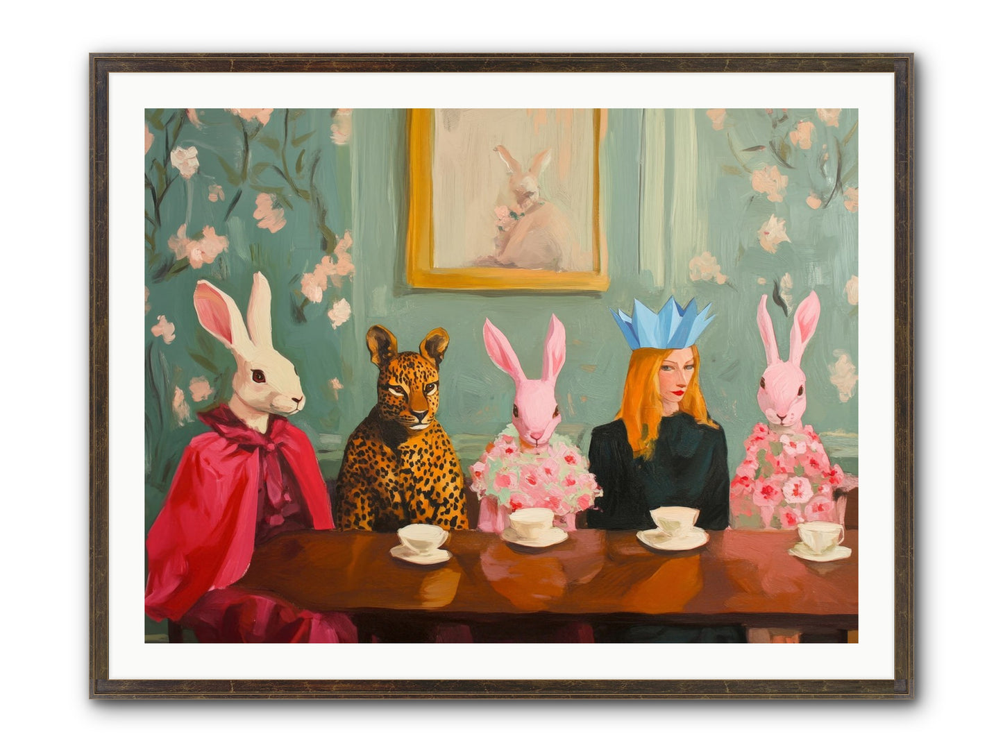 How Morning Found Us Framed Print - Slimwoods Black/Gold 40x30