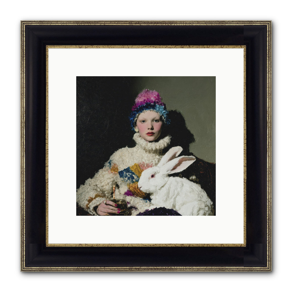 How Opal Learned to Dream Framed Print - Black & Gold 10x10