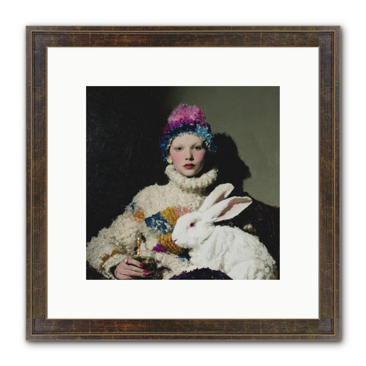 How Opal Learned to Dream Framed Print - Slimwoods Black/Gold 10x10