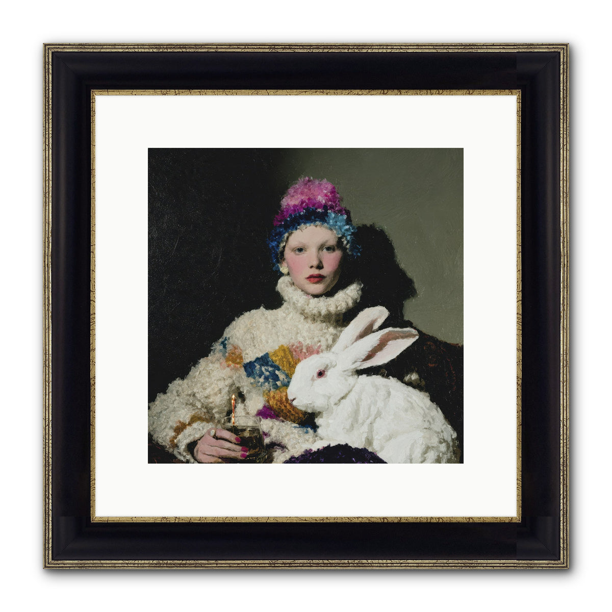 How Opal Learned to Dream Framed Print - Black & Gold 12x12