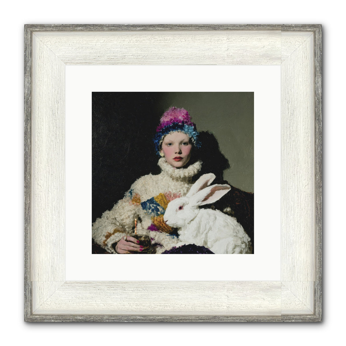 How Opal Learned to Dream Framed Print - Driftwood White 12x12