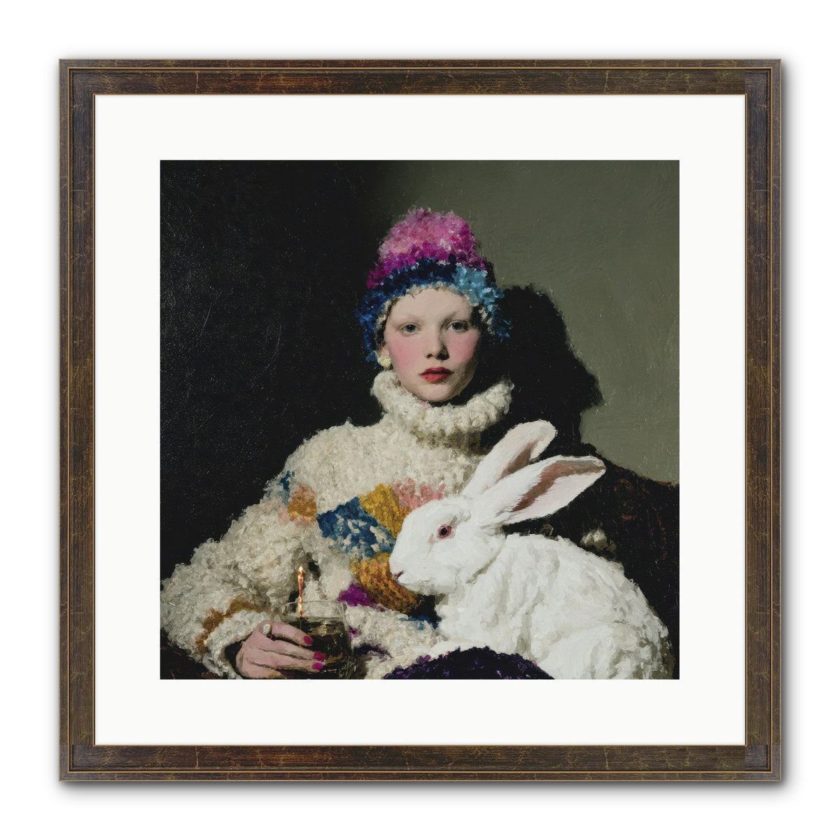 How Opal Learned to Dream Framed Print - Slimwoods Black/Gold 16x16