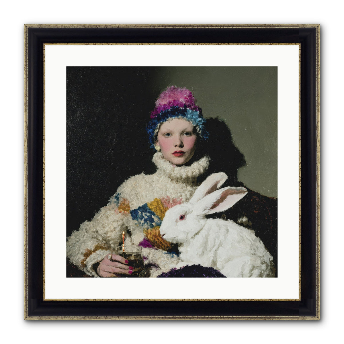 How Opal Learned to Dream Framed Print - Black & Gold 20x20