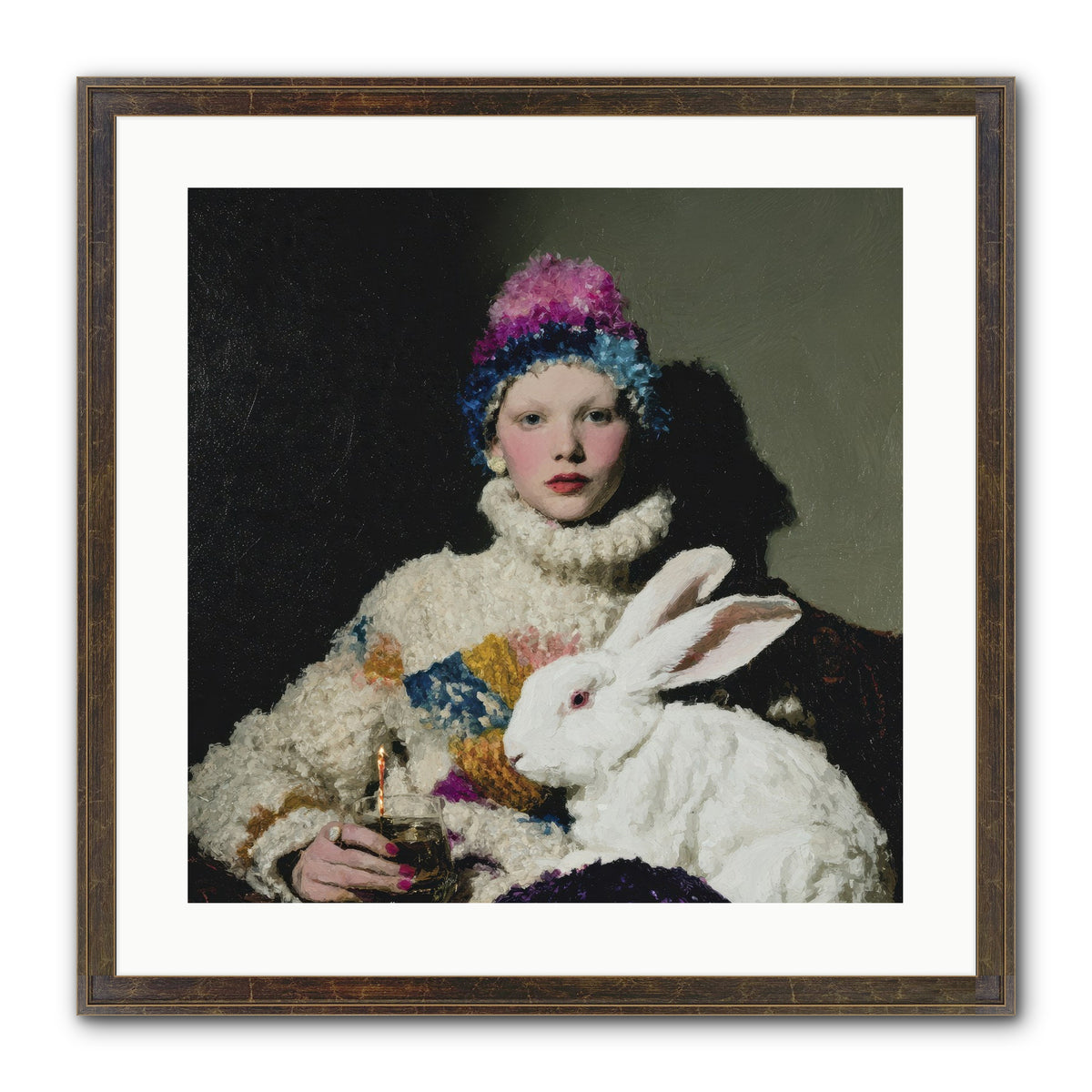 How Opal Learned to Dream Framed Print - Slimwoods Black/Gold 20x20