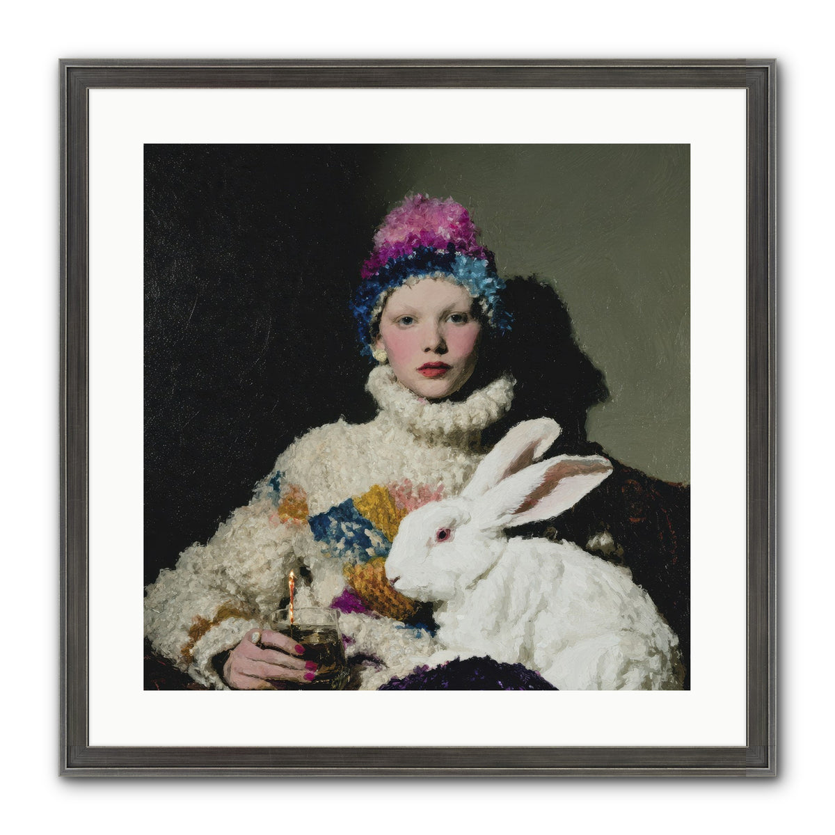 How Opal Learned to Dream Framed Print - Slimwoods Black/Silver 20x20