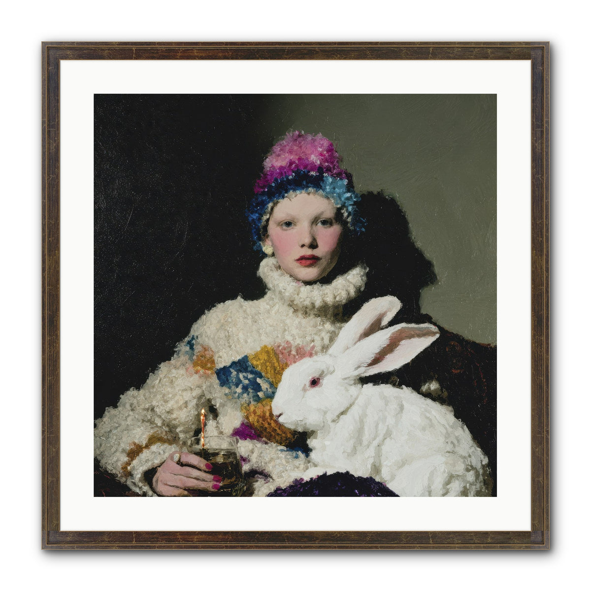How Opal Learned to Dream Framed Print - Slimwoods Black/Gold 24x24