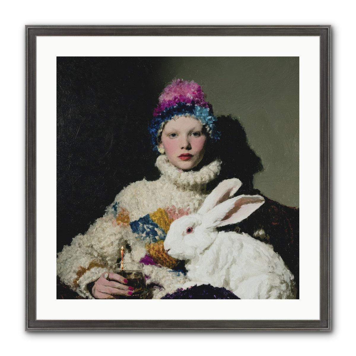 How Opal Learned to Dream Framed Print - Slimwoods Black/Silver 24x24