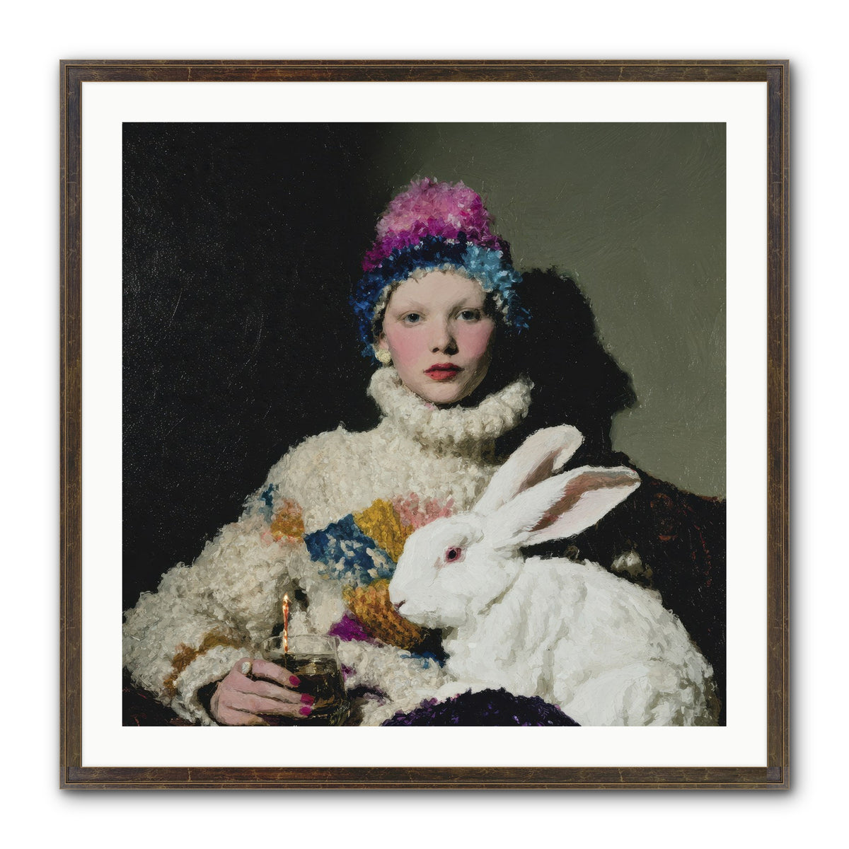 How Opal Learned to Dream Framed Print - Slimwoods Black/Gold 30x30