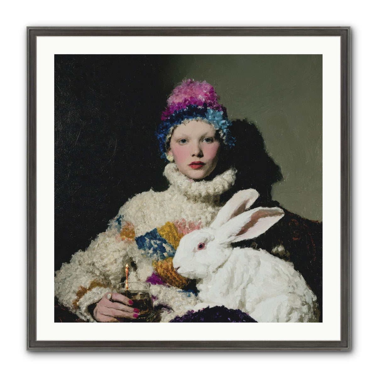 How Opal Learned to Dream Framed Print - Slimwoods Black/Silver 30x30