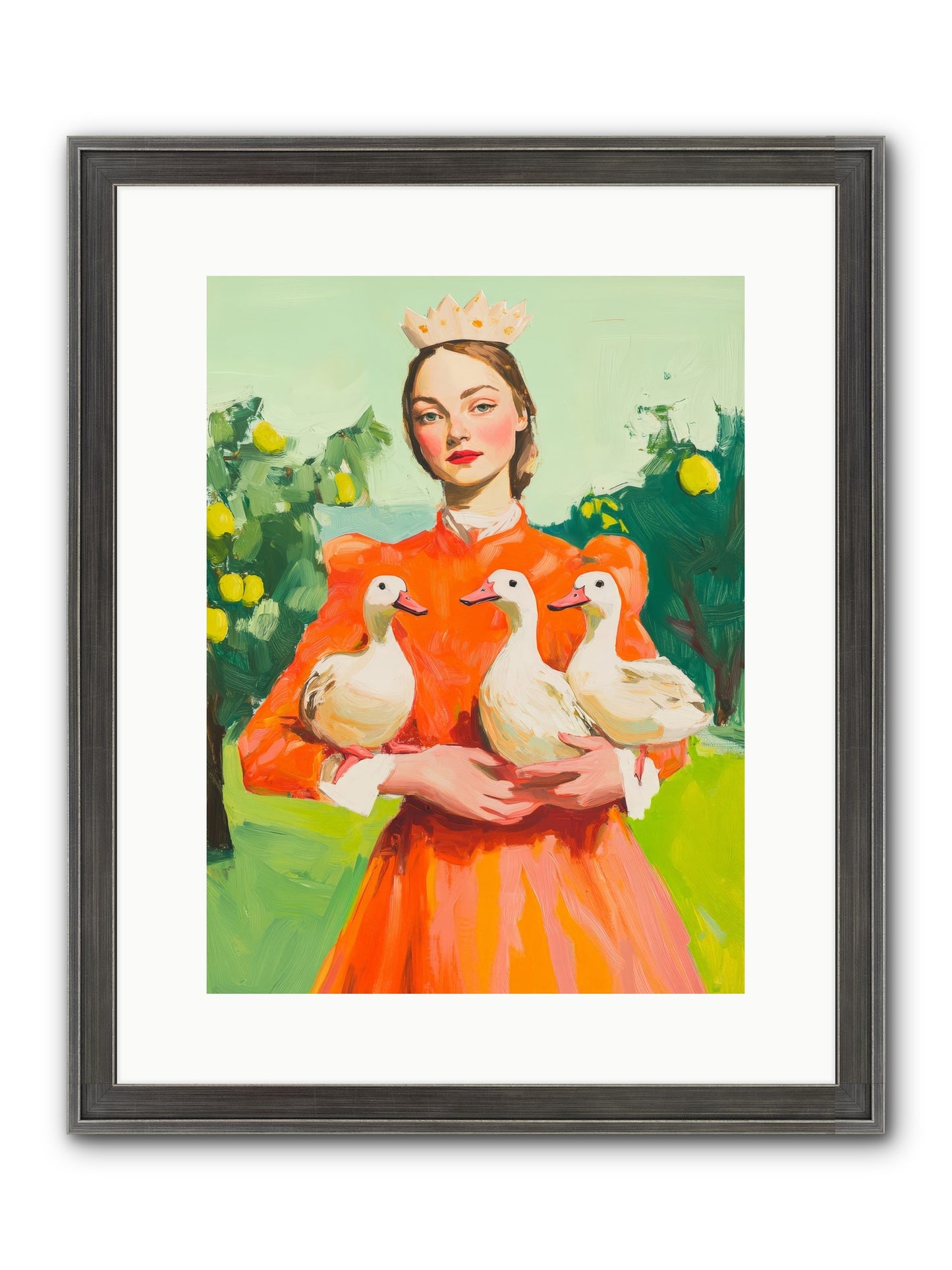 How Wings Found Love Framed Print - Slimwoods Black/Silver 12x16