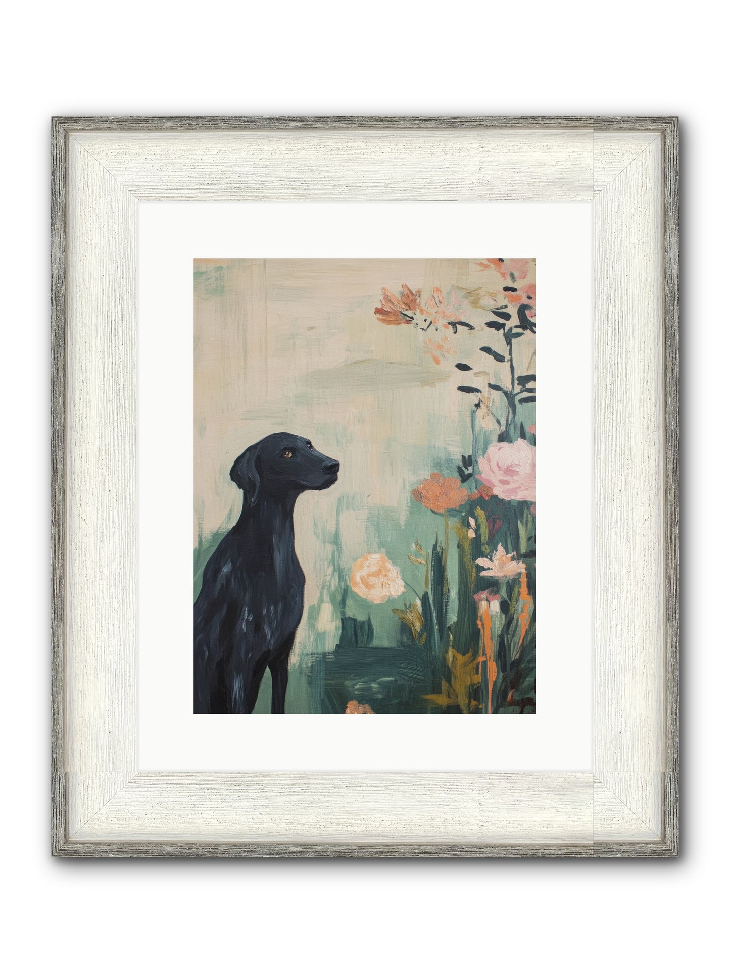 Hunter Of Stars Framed Print - Driftwood White 12x16