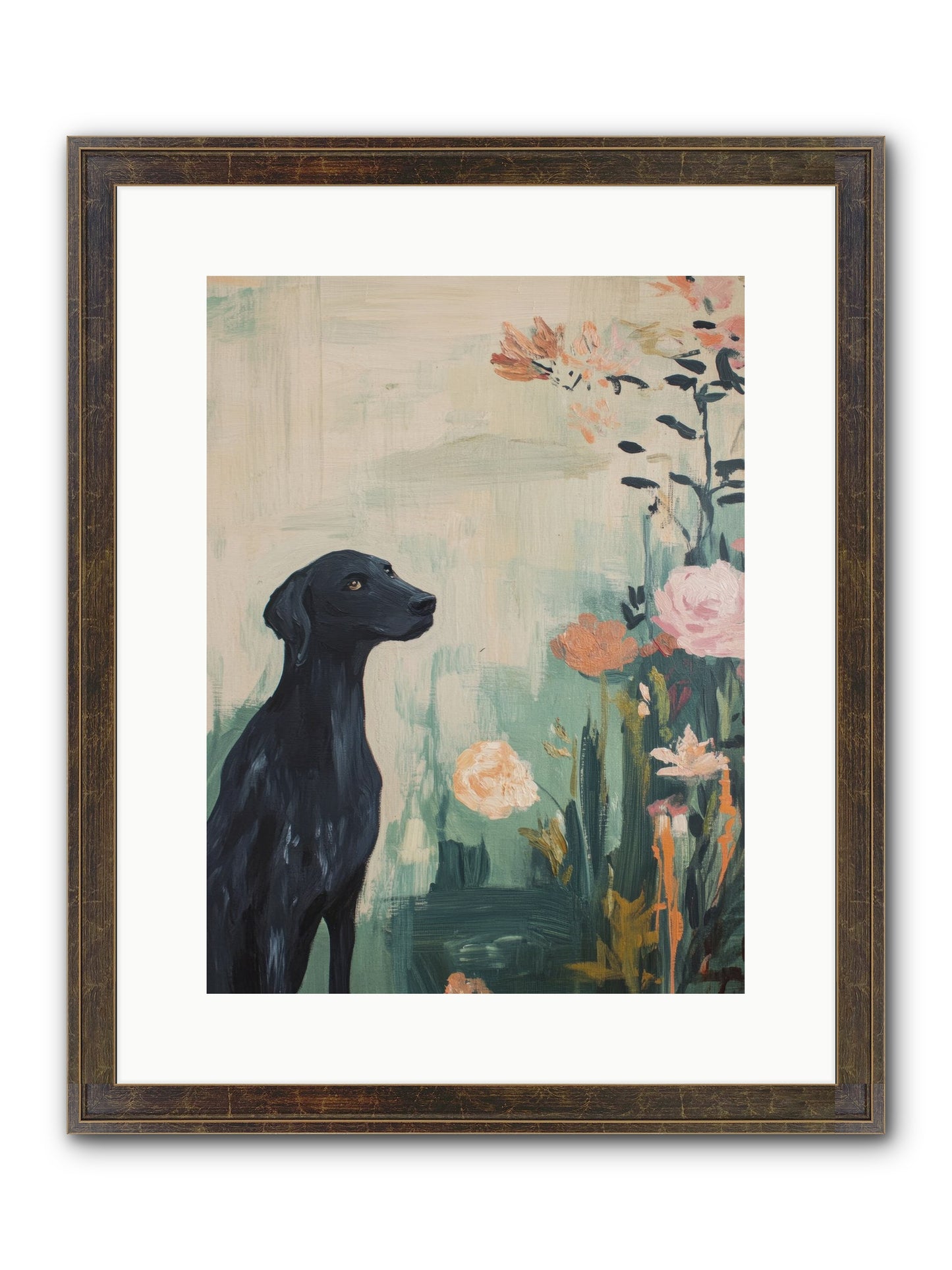 Hunter Of Stars Framed Print - Slimwoods Black/Gold 12x16