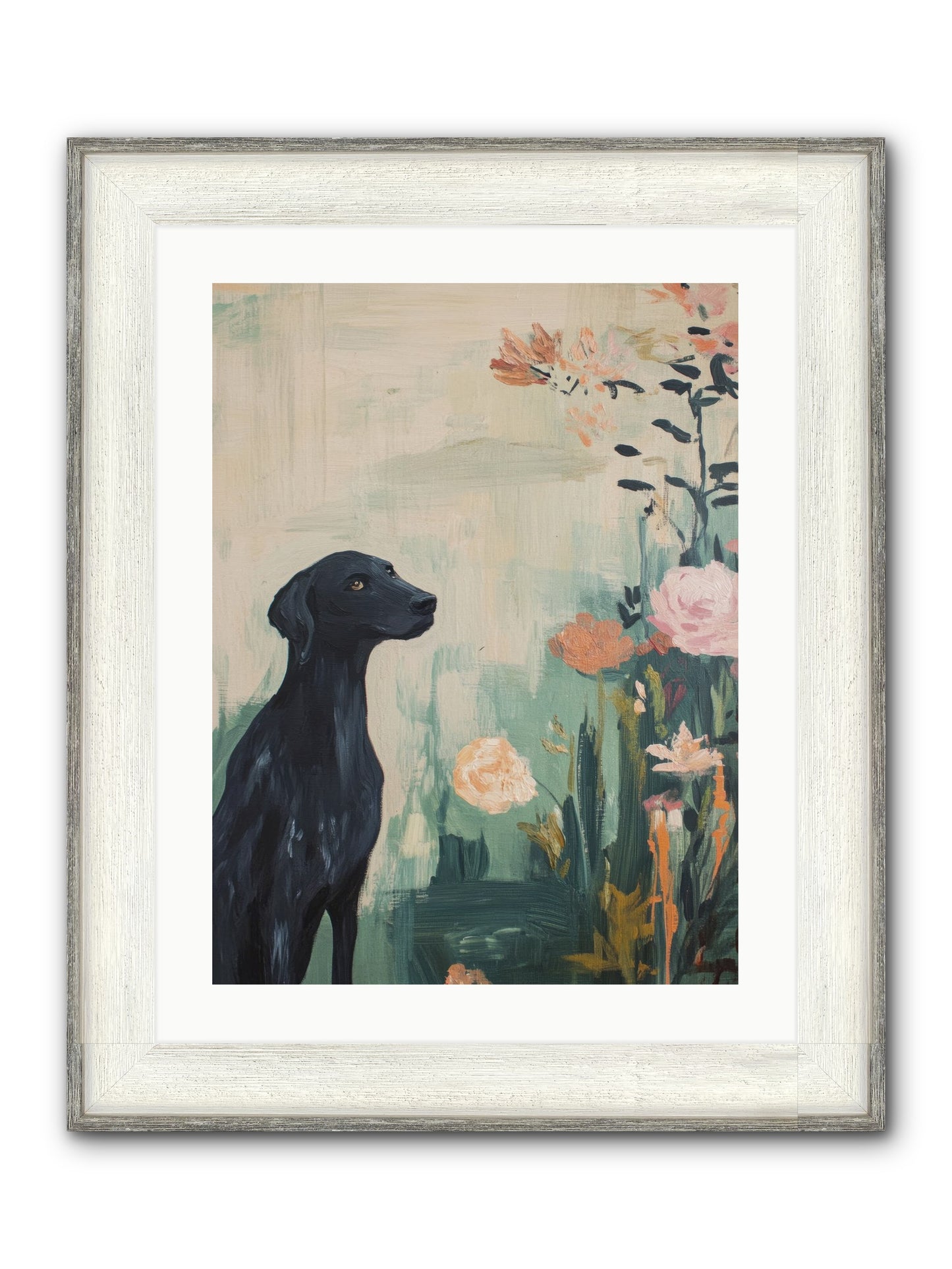 Hunter Of Stars Framed Print - Driftwood White 18x24