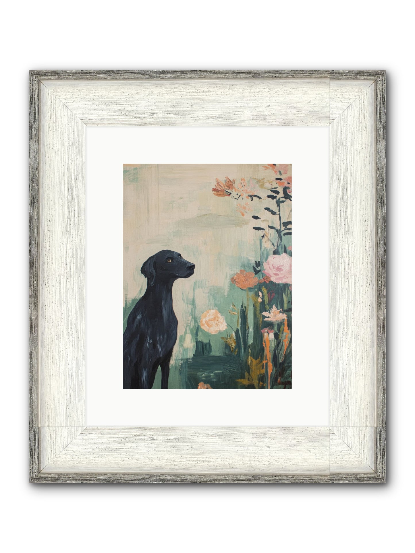 Hunter Of Stars Framed Print - Driftwood White 9x12