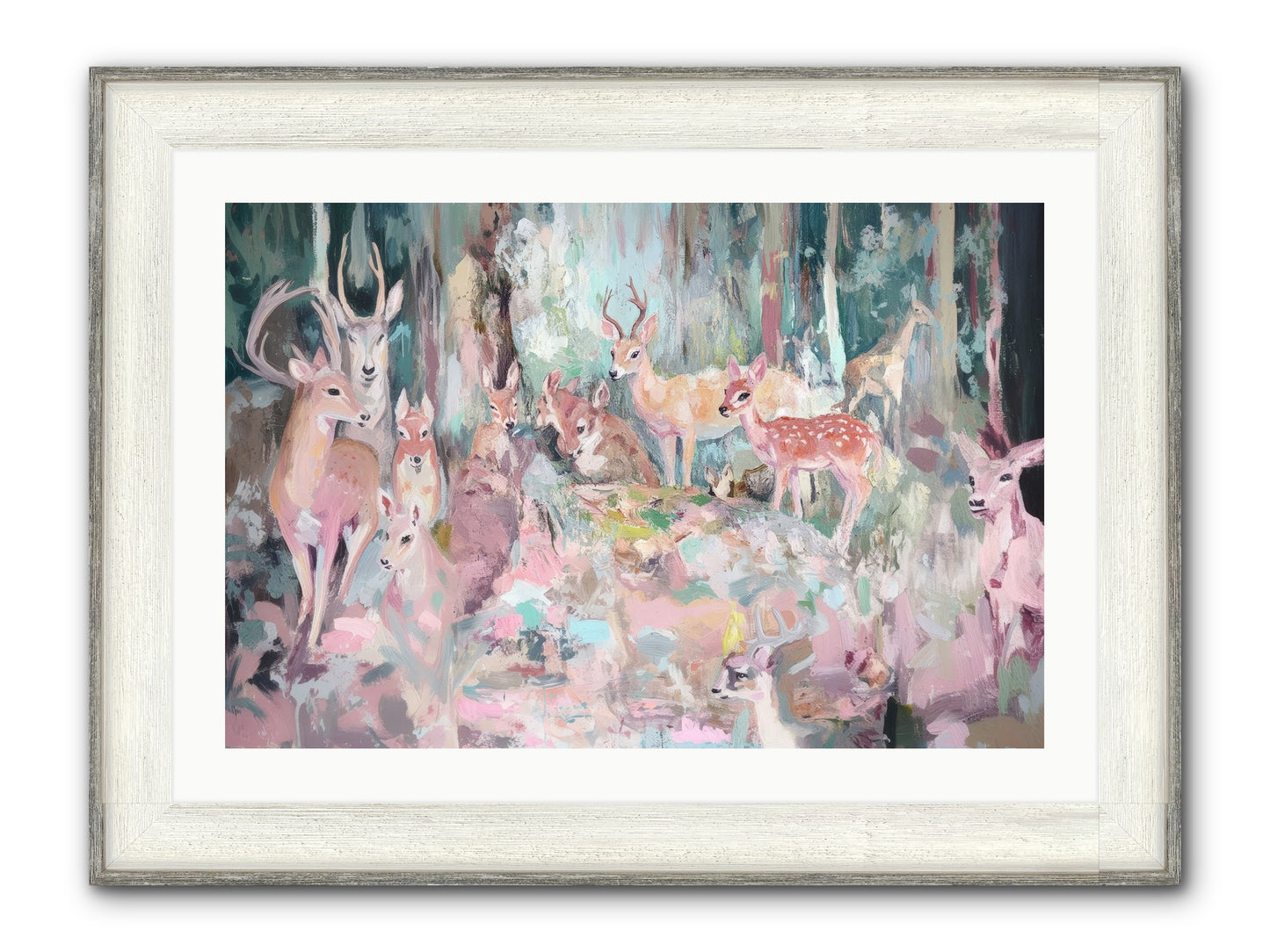 Huntington Glen Framed Print - Driftwood White 30x20