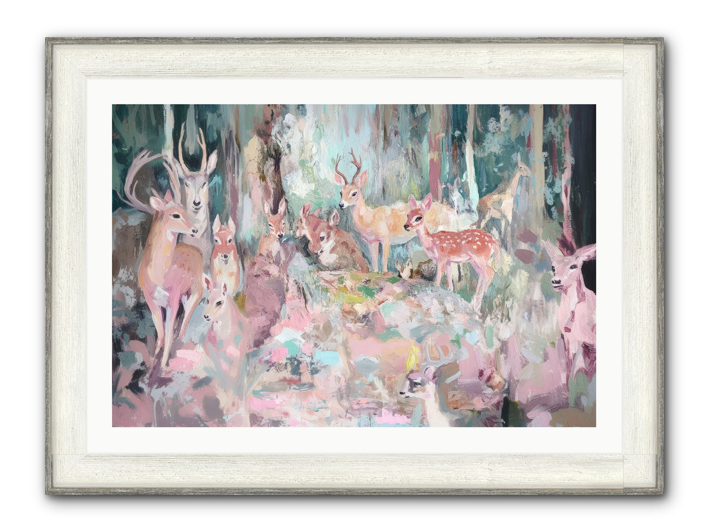 Huntington Glen Framed Print - Driftwood White 36x24