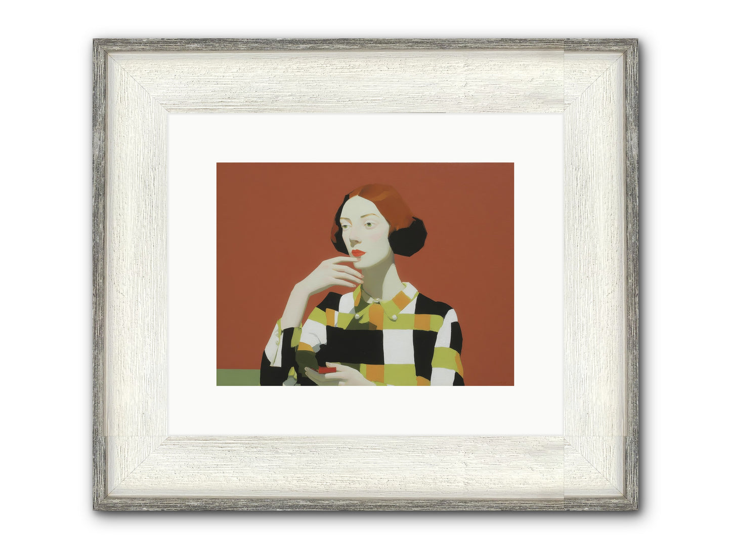 Hush Of Dawn Framed Print - Driftwood White 12x9