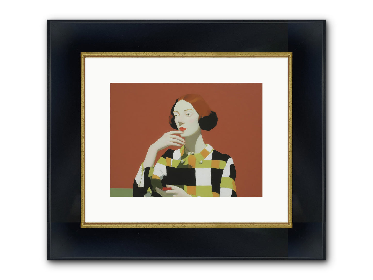 Hush Of Dawn Framed Print - Wide Black w/Gold 12x9