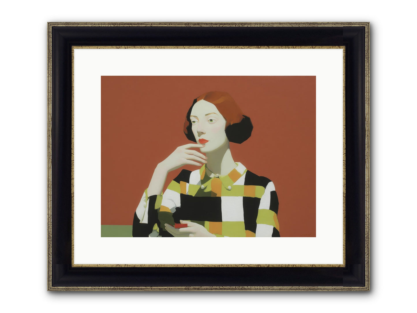 Hush Of Dawn Framed Print - Black & Gold 16x12