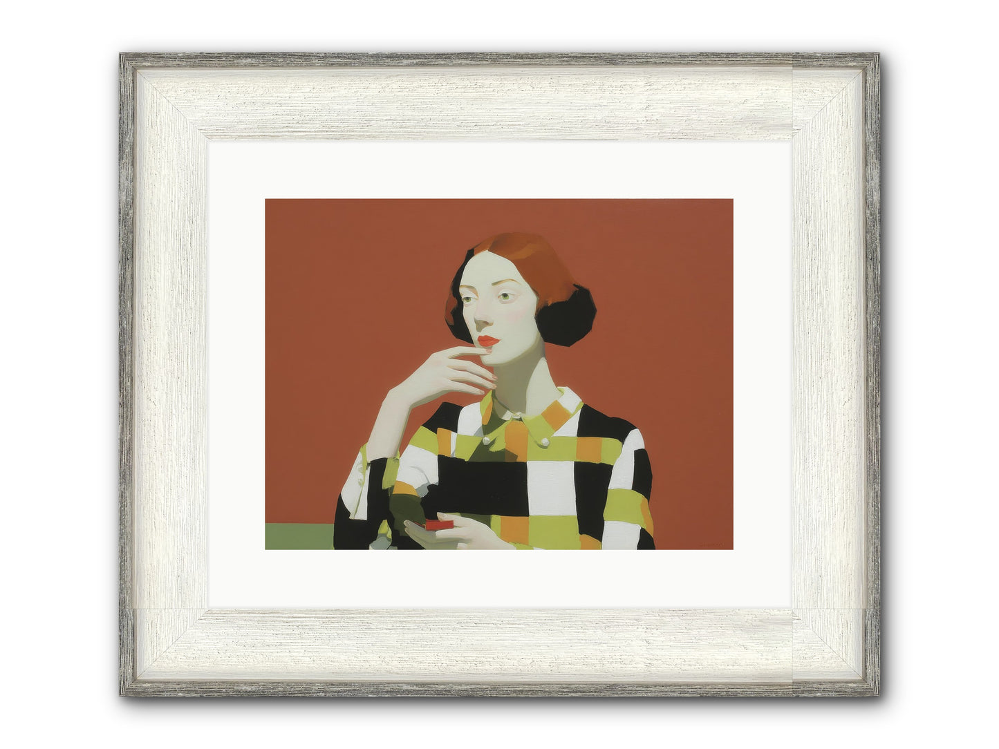 Hush Of Dawn Framed Print - Driftwood White 16x12