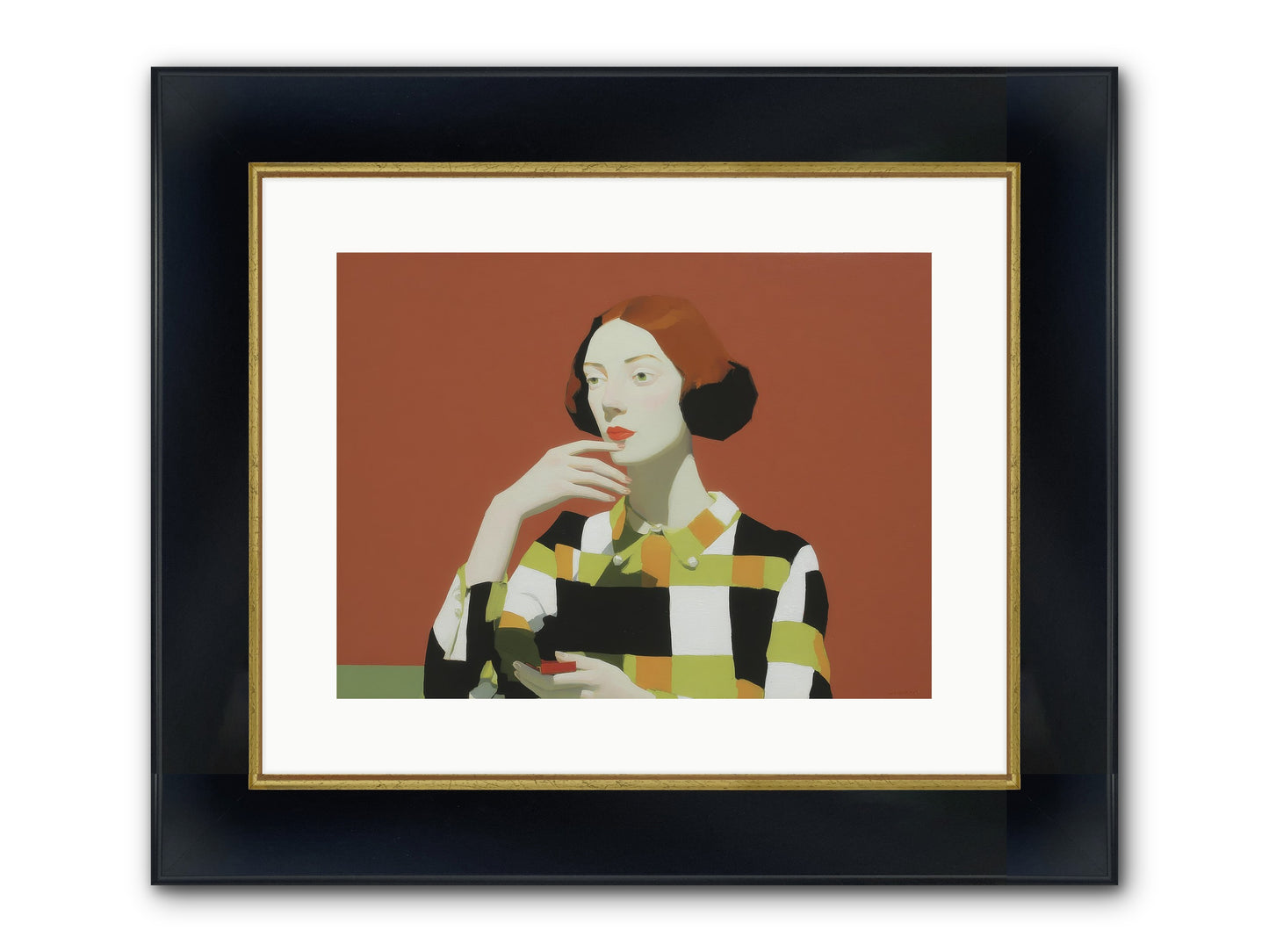 Hush Of Dawn Framed Print - Wide Black w/Gold 16x12