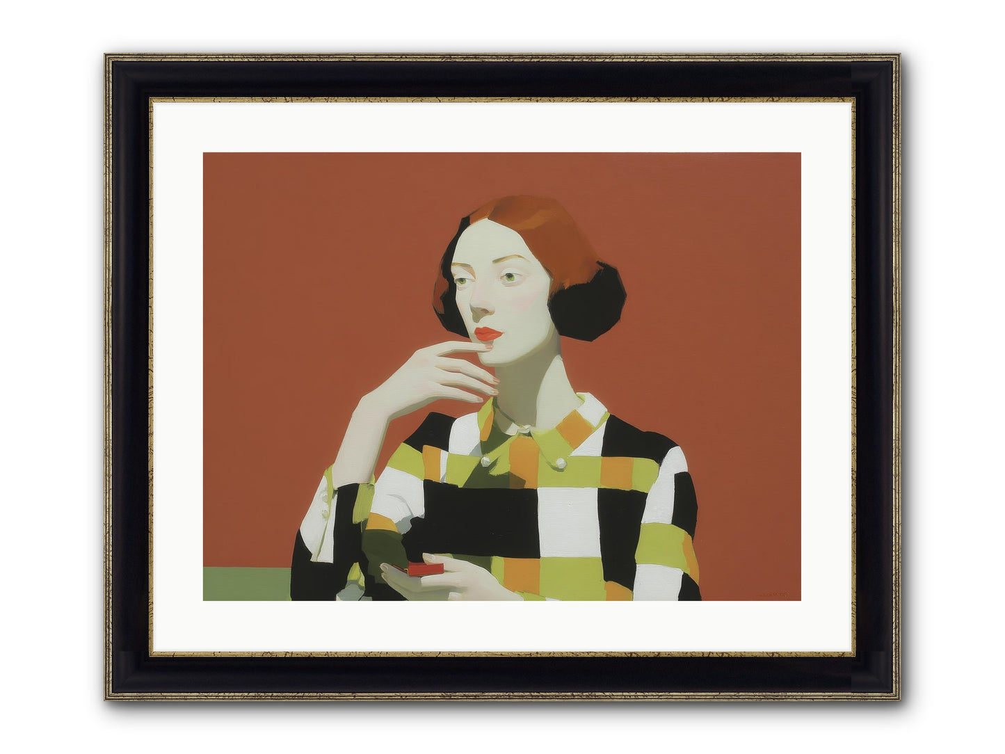 Hush Of Dawn Framed Print - Black & Gold 24x18