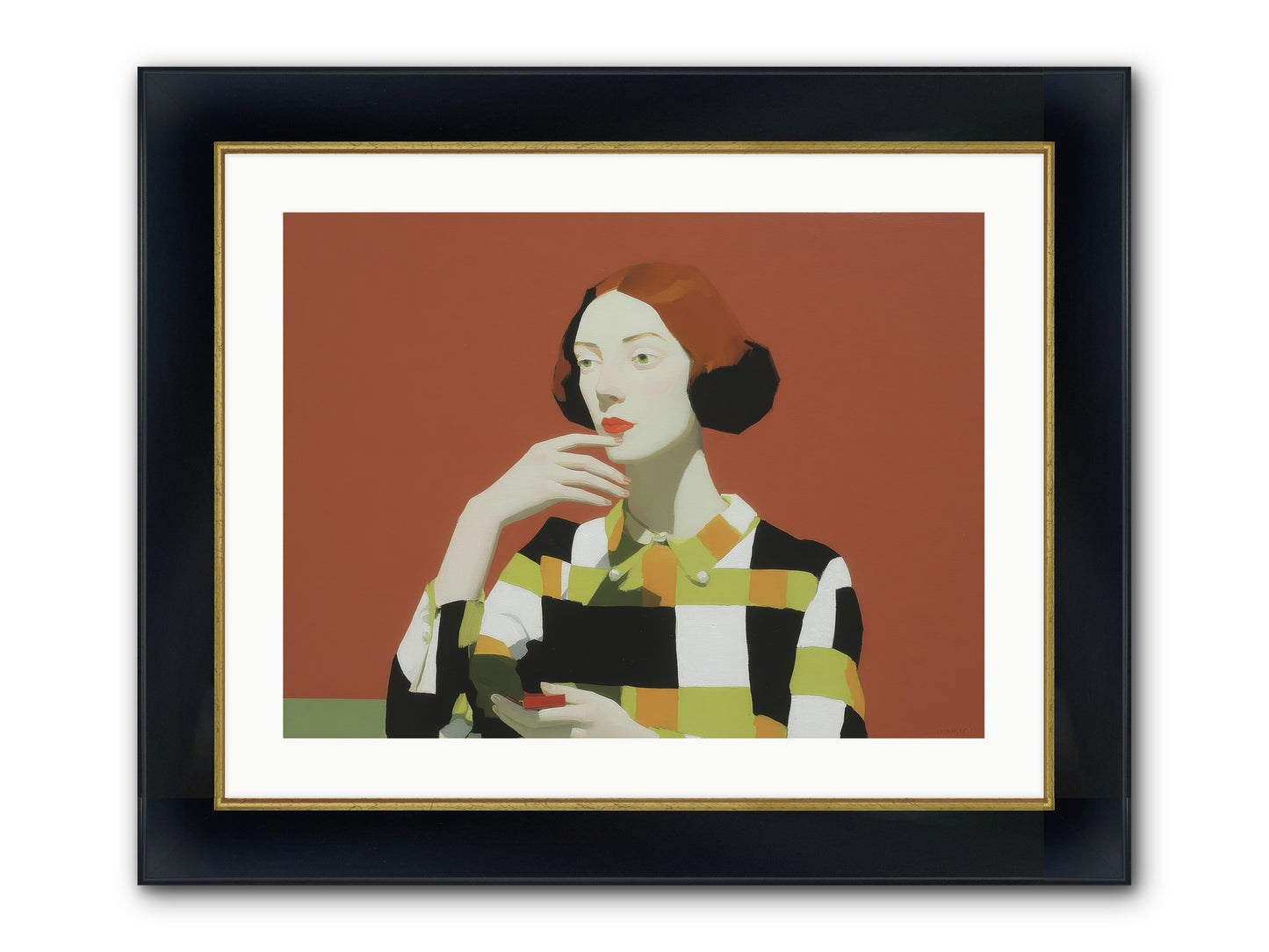 Hush Of Dawn Framed Print - Wide Black w/Gold 24x18