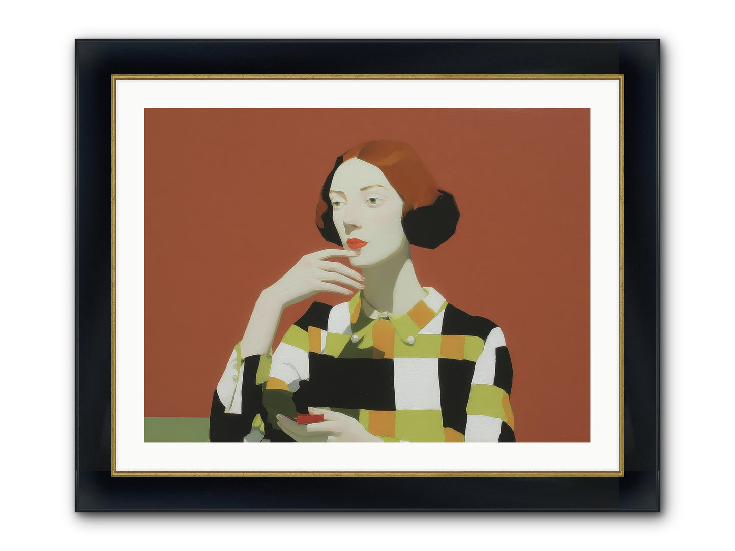 Hush Of Dawn Framed Print - Wide Black w/Gold 32x24