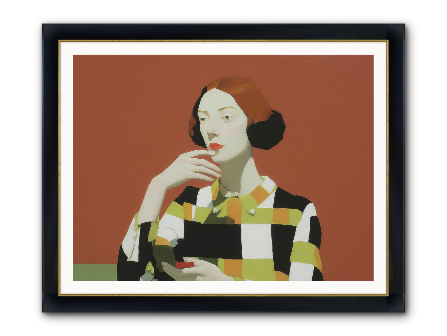 Hush Of Dawn Framed Print - Wide Black w/Gold 48x36