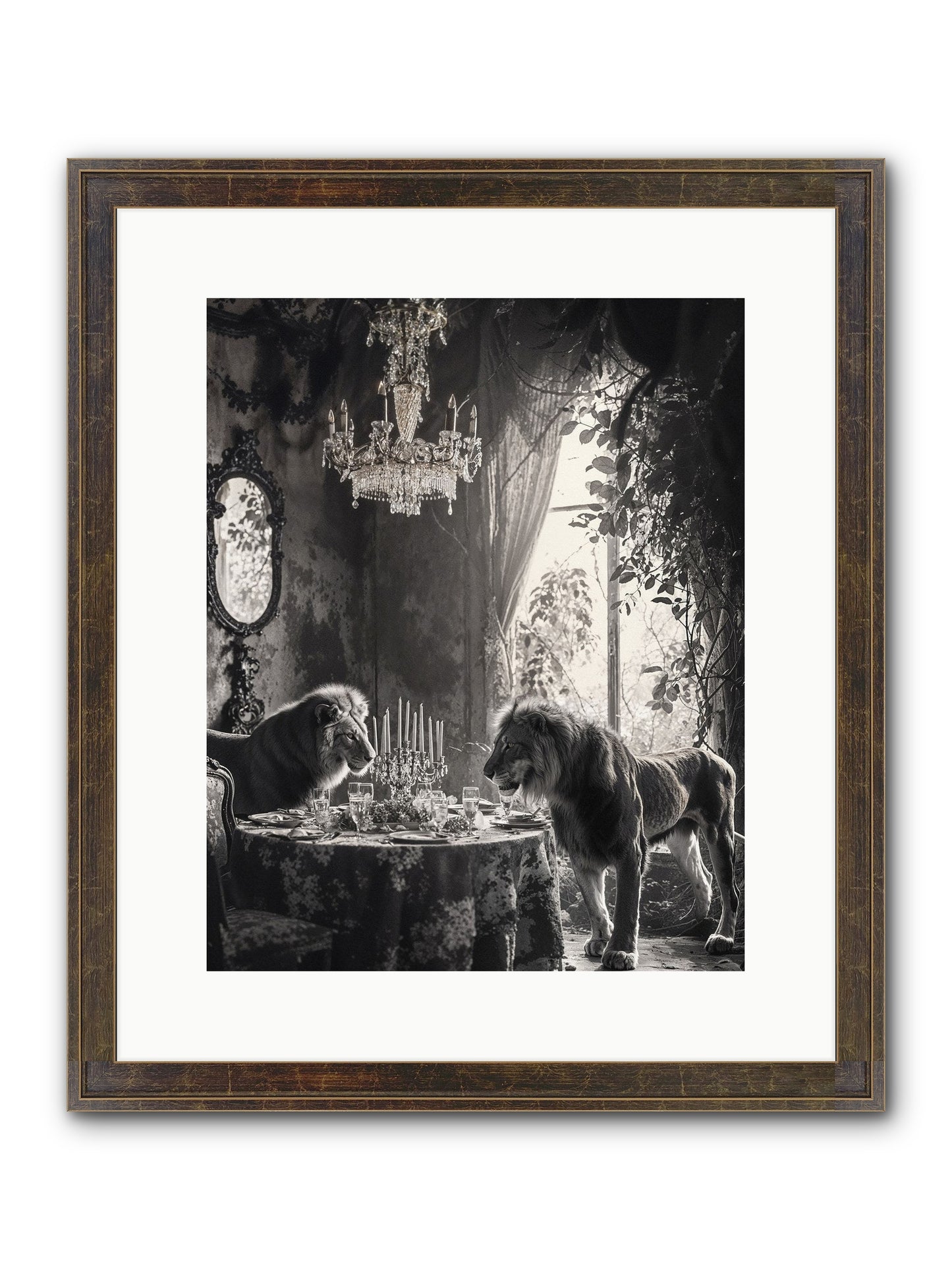 If I'm Lyin' Framed Print - Slimwoods Black/Gold 12x15
