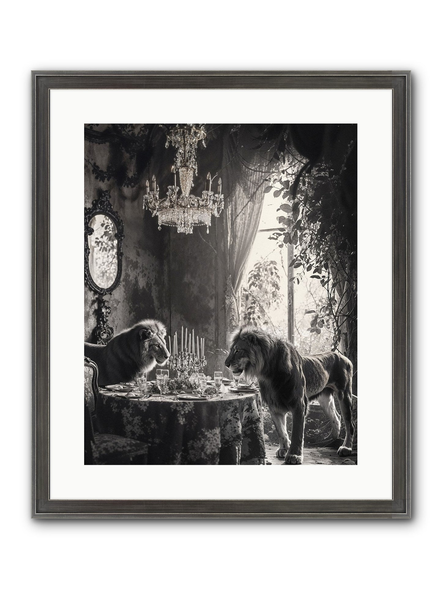 If I'm Lyin' Framed Print - Slimwoods Black/Silver 16x20