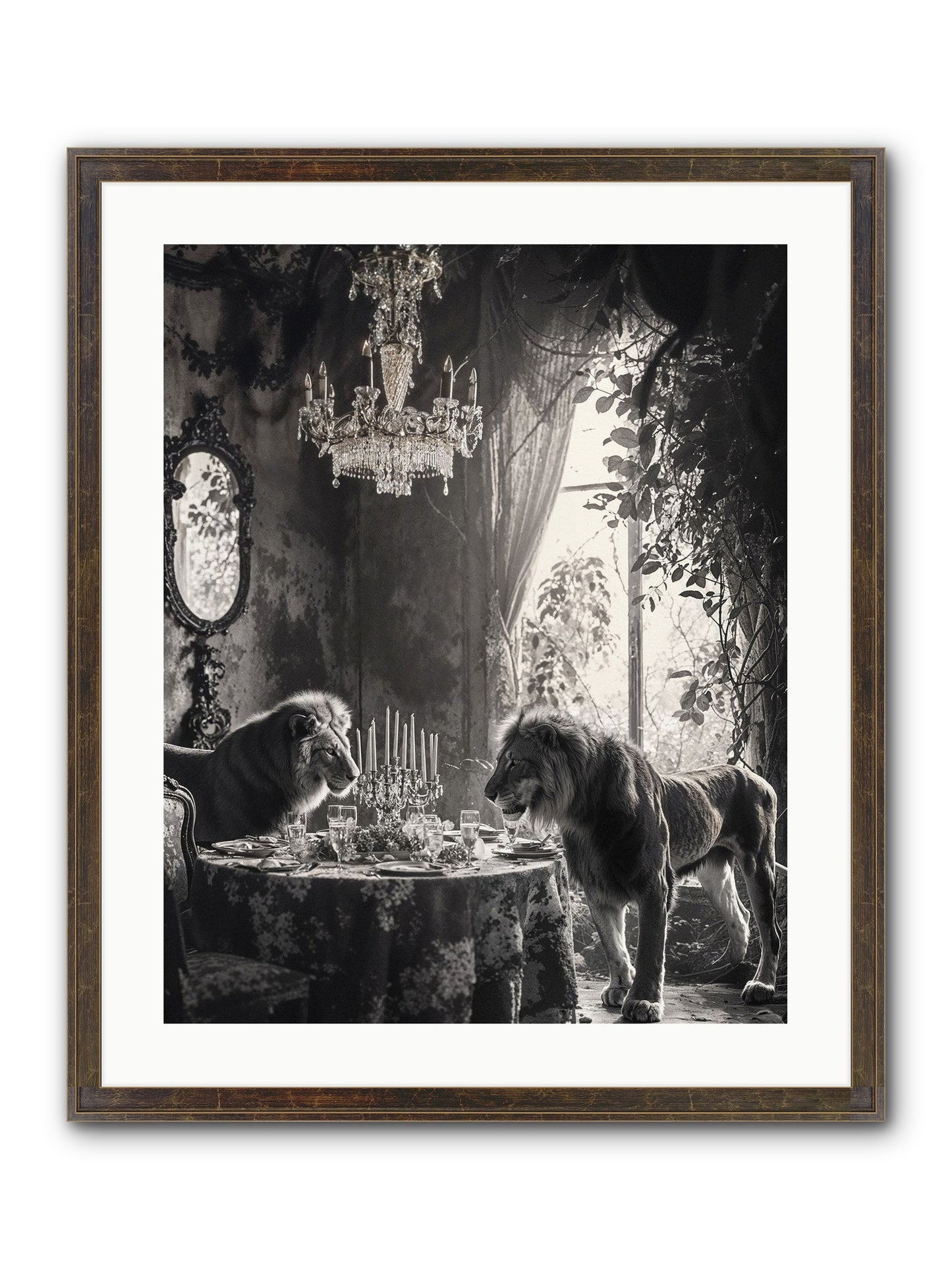 If I'm Lyin' Framed Print - Slimwoods Black/Gold 20x25