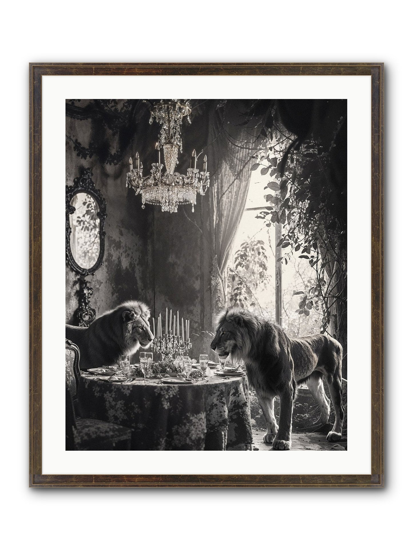 If I'm Lyin' Framed Print - Slimwoods Black/Gold 24x30