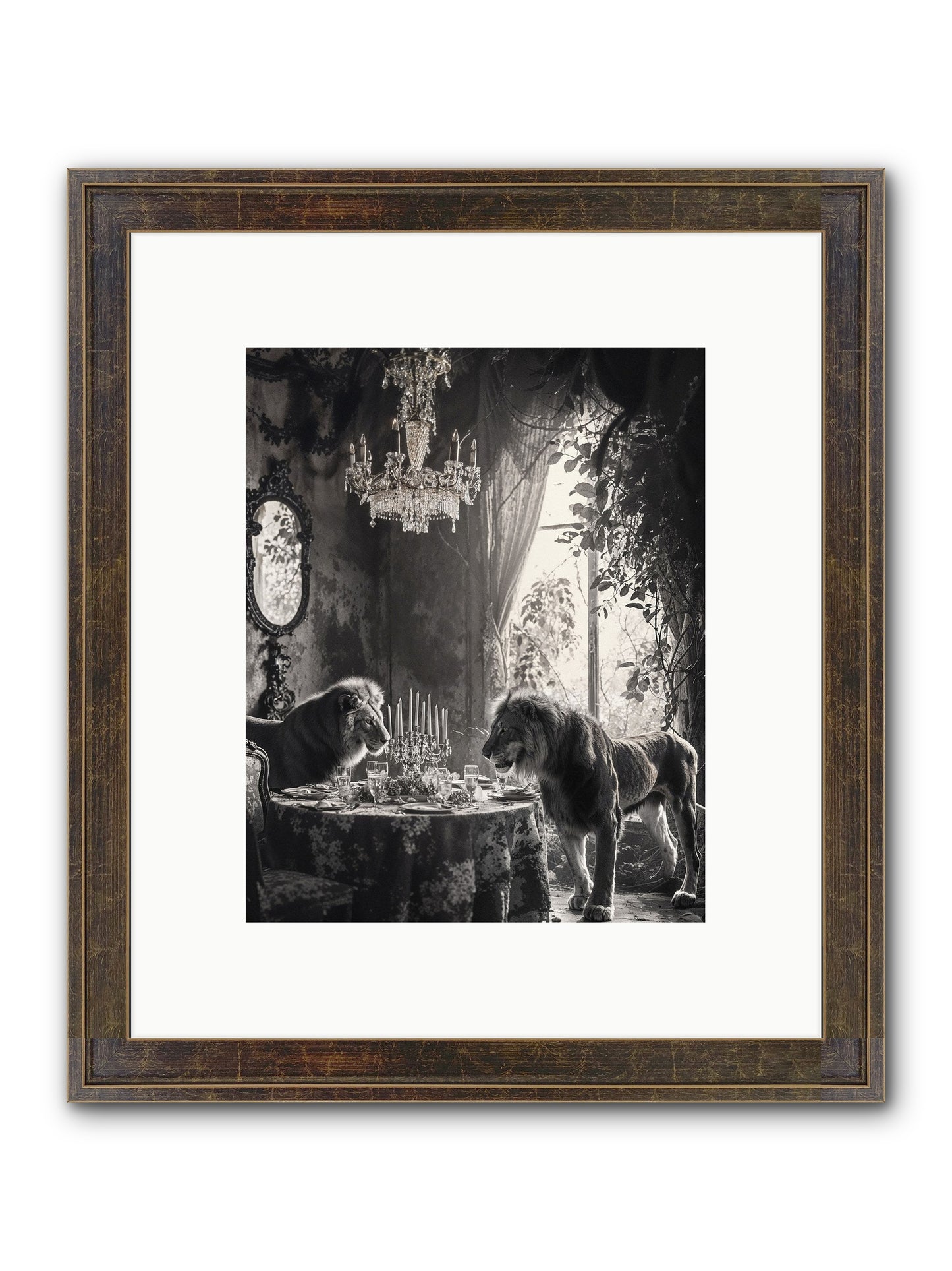 If I'm Lyin' Framed Print - Slimwoods Black/Gold 8x10