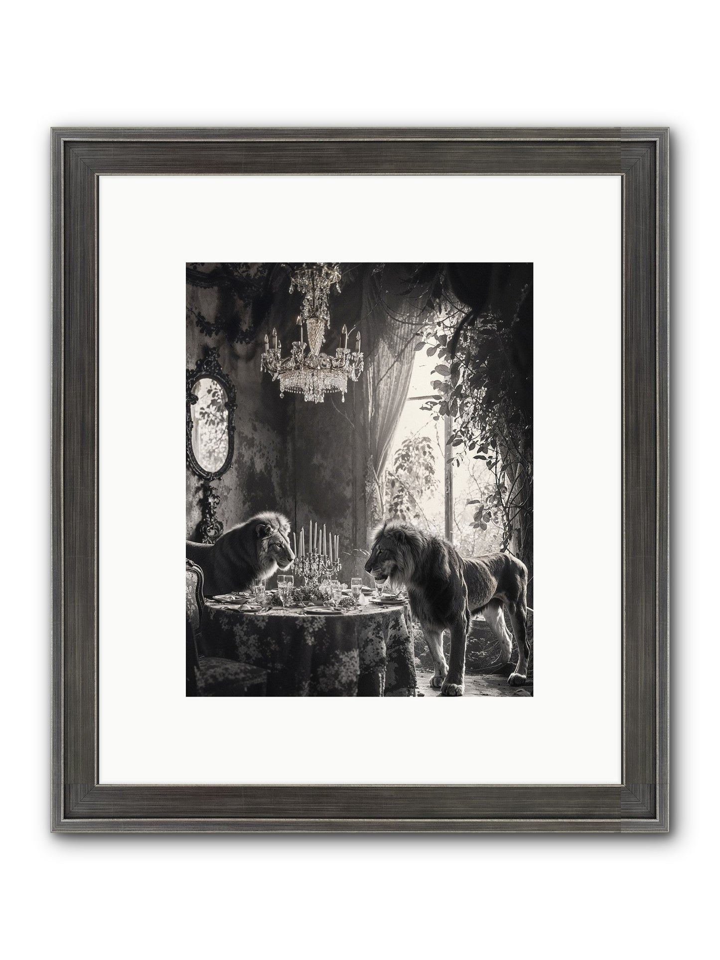 If I'm Lyin' Framed Print - Slimwoods Black/Silver 8x10