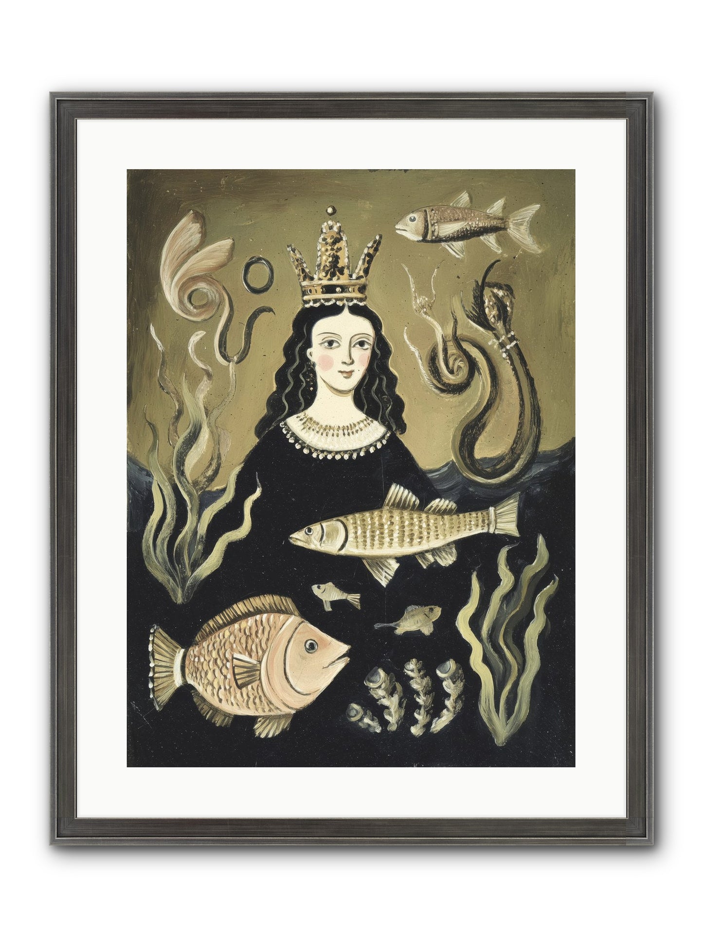 Imperial Waters Framed Print - Slimwoods Black/Silver 18x24