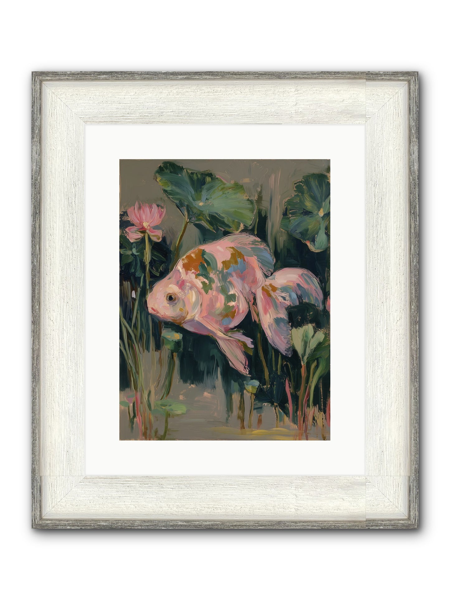 Impossible Beauty Framed Print - Driftwood White 12x16
