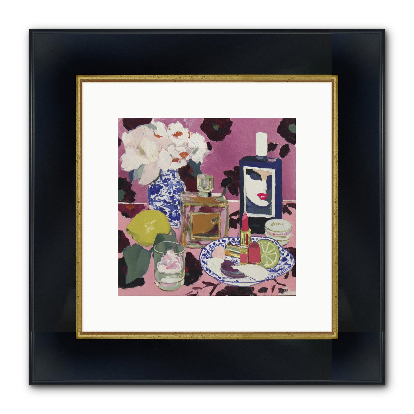 Impossible Standards Framed Print - Wide Black w/Gold 10x10