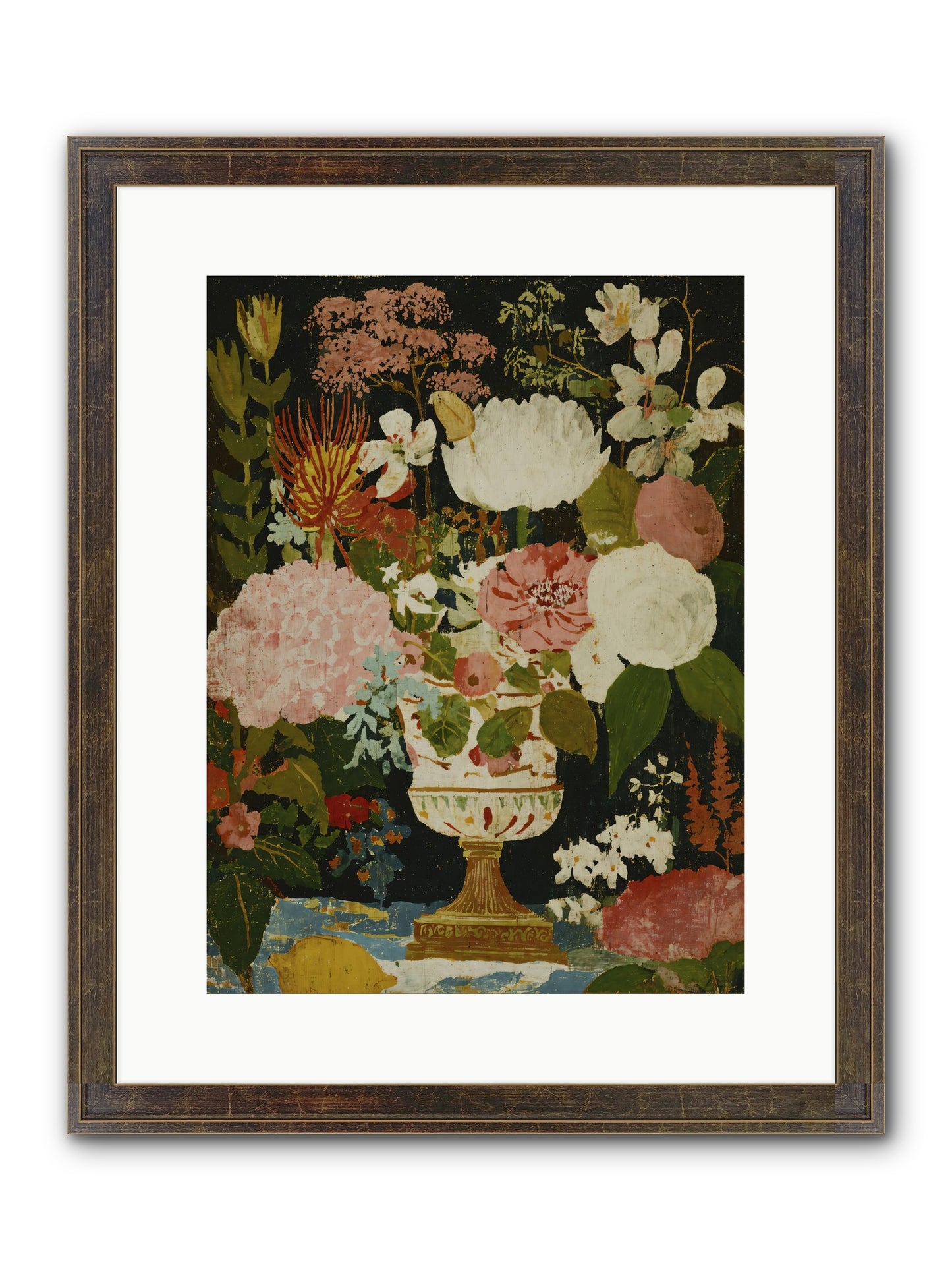 In A Word, Lovely Framed Print - Slimwoods Black/Gold 12x16