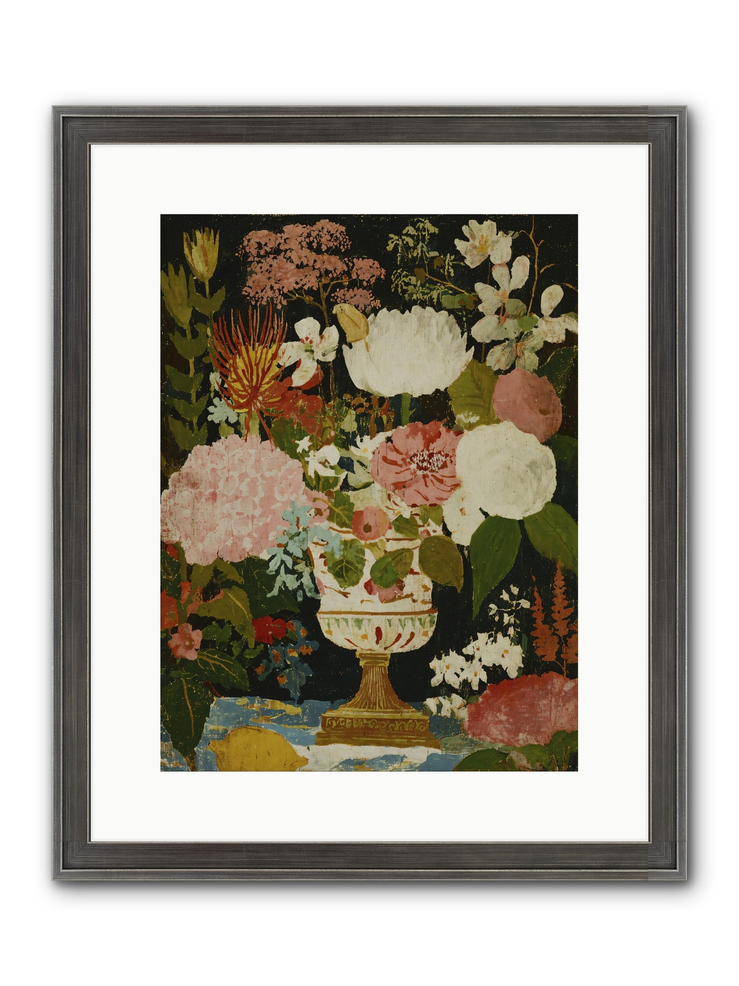 In A Word, Lovely Framed Print - Slimwoods Black/Silver 12x16