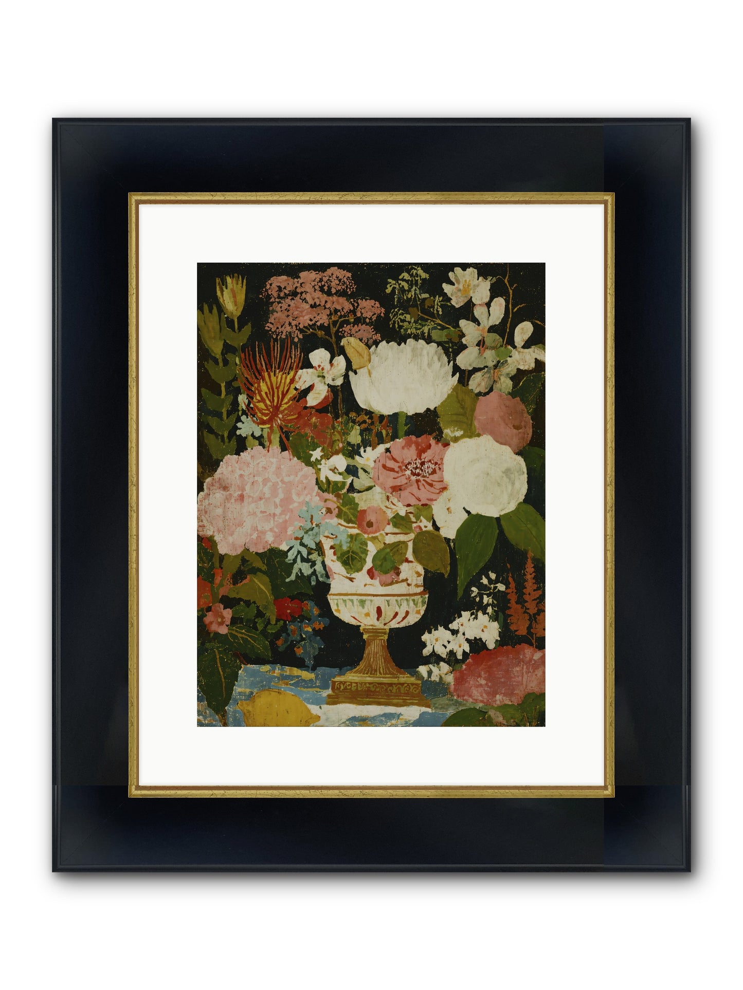In A Word, Lovely Framed Print - Wide Black w/Gold 12x16
