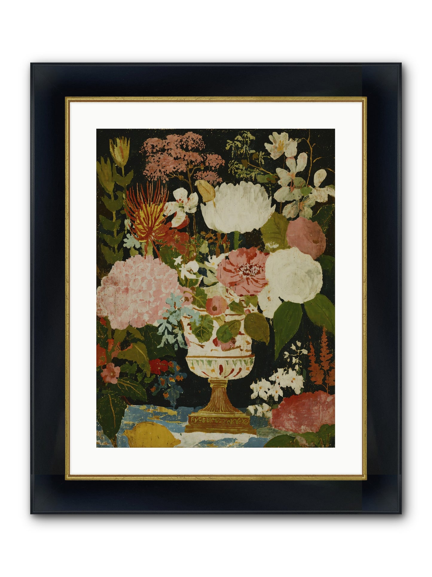 In A Word, Lovely Framed Print - Wide Black w/Gold 18x24