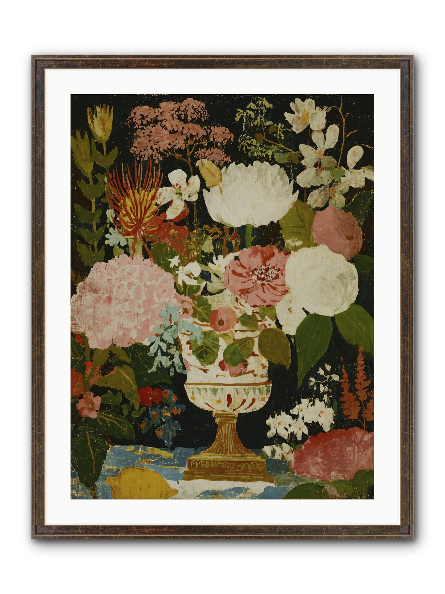 In A Word, Lovely Framed Print - Slimwoods Black/Gold 24x32