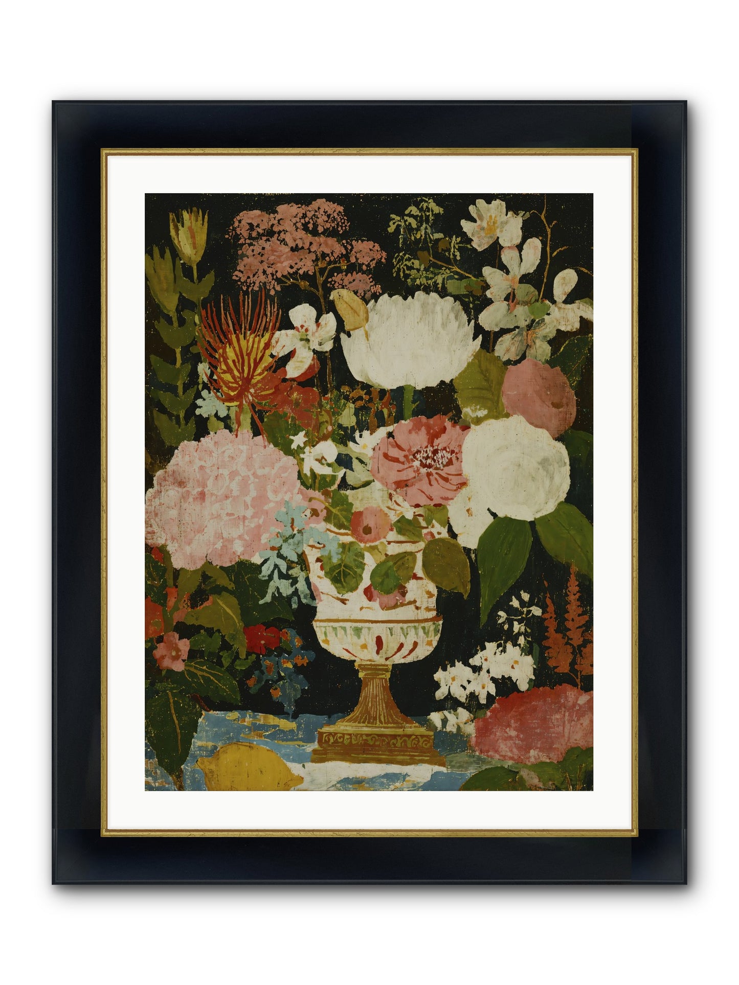In A Word, Lovely Framed Print - Wide Black w/Gold 24x32