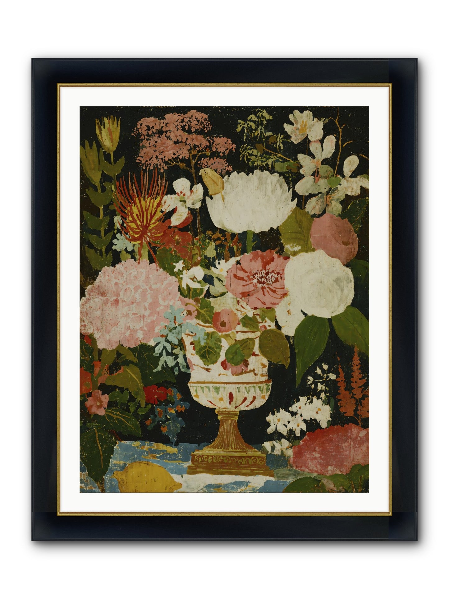 In A Word, Lovely Framed Print - Wide Black w/Gold 30x40
