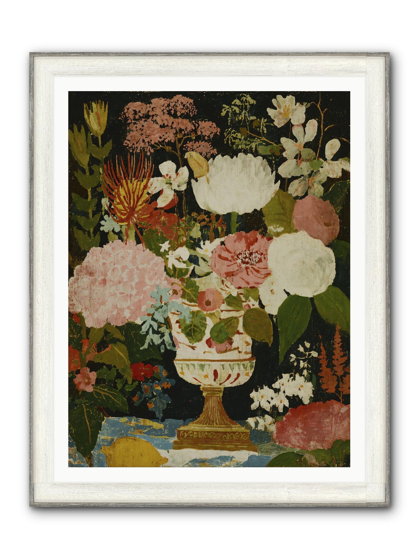 In A Word, Lovely Framed Print - Driftwood White 36x48